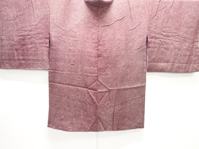 JAPANESE KIMONO / ANTIQUE HAORI / SILK / KINSHA / ALL SHIBORI